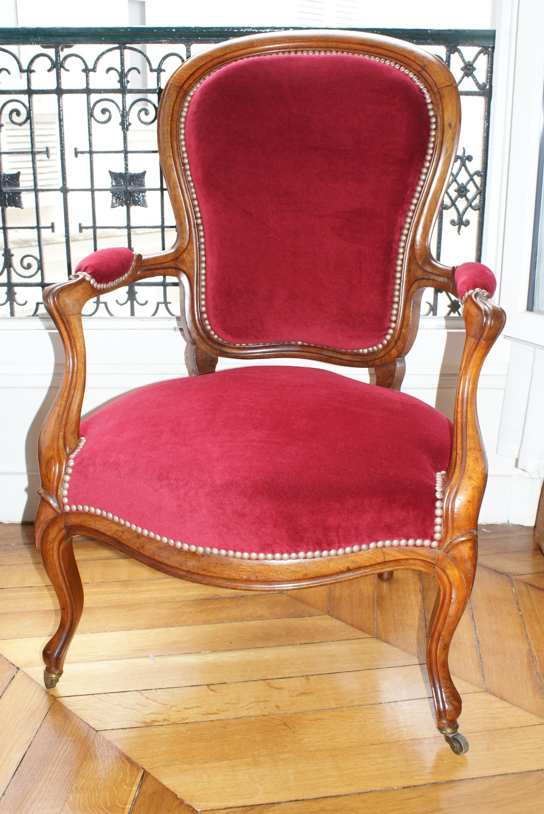 FAUTEUIL STYLE LOUIS PHILIPPE - L'Atelier de Laurence